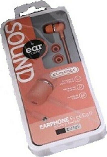 EV195 In-ear Handsfree με Βύσμα 3.5mm Κόκκινο