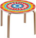 Αλογάκι Kids Table made of Wood Multicolour