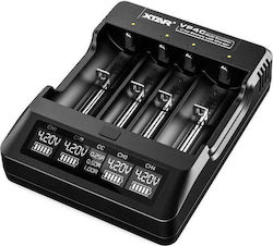 XTAR VP4C Charger 4 Batteries Li-ion/Ni-Cd/Ni-MH Size AA/AAA/D