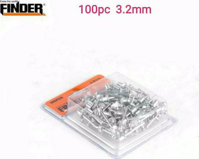 Finder Rivet 3.2mm 100pcs