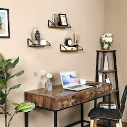 Rafturi Perete 3buc 40x12x11cm Maro