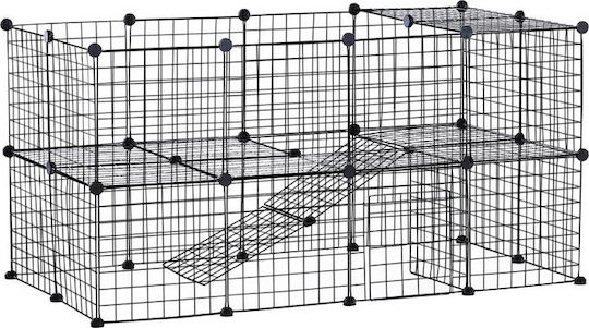 Pawhut Rodent Cage Multifunctional Cage - Pet Training Park 146x73x73cm 146x73x73cm