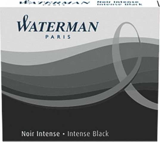 Waterman Replacement Ink for Pen in Black color 8τμχ 8pcs