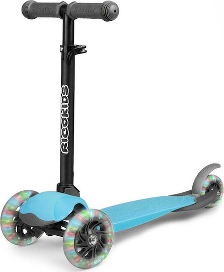 Ricokids Kinderroller Klappbar 3-Rad Hellblau