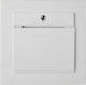 Geyer Recessed Power Key Card Switch with Frame Κάρτας White