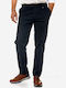 Trousers Chino Elastic in Regular Fit Navy Blue