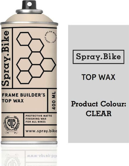 Spray.Bike Spray Besondere Anwendungen Frame Builder's Top Wax mit Glänzend Effekt Transparent 400ml
