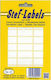 Stef Labels 960Stück Klebeetiketten in Weiß Farbe 35x15mm
