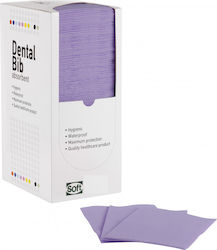 Bournas Medicals Οδοντιατρική Πετσέτα Μωβ 2ply + 1ply χωρίς Dispenser 500τμχ