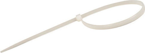Elmark Δεματικά Καλωδίων Πλαστικά 300mmx3.5mm σε Λευκό χρώμα (100τμχ) (500303)