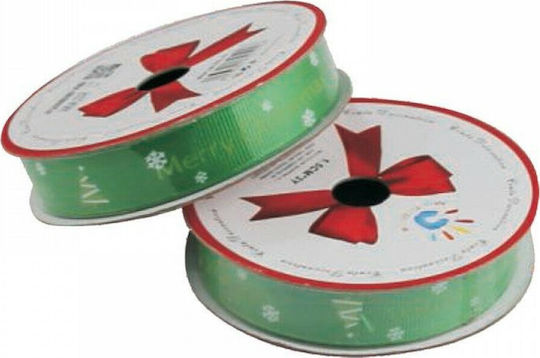 Next Christmas Ribbon Gro Лента Зелена 3метри с ширина 15мм 3бр