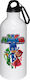 Koupakoupa Kids Water Bottle Pj Masks Stainless Steel with Straw White 500ml