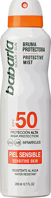 Babaria Protective Sunscreen Mist Face SPF50 200ml