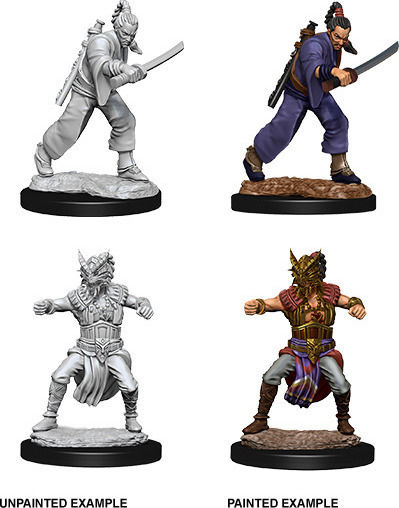 WizKids Dungeons & Dragons Nolzur's Marvelous Miniatures Небоядисана Фигура Човек Монах Мъжки