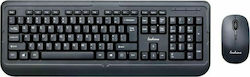 Loshine 6111 Fără fir Set tastatură și mouse UK