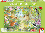 Kids Puzzle Animals in The Forest 100pcs Schmidt Spiele