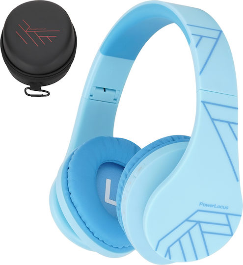 PowerLocus P2 Kids Căști Audio Wireless Bluetooth Over Ear Albastru Deschis