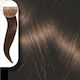 Yanni Extensions Autocolant Extensie cu Păr Natural în Întuneric Castan Culoare 50cm