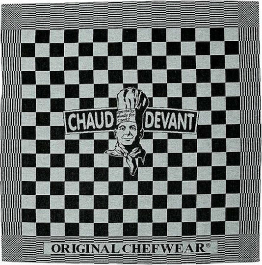 Chaud Devant Chef Πετσέτα Κουζίνας από 100% Βαμβάκι σε Μαύρο Χρώμα 65x65cm Chaud Devant Chef Πετσέτα Κουζίνας από 100% Βαμβάκι σε Μαύρο Χρώμα 65x65cm