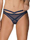 Luna Galaxy Women's Slip with Lace Blue 4902