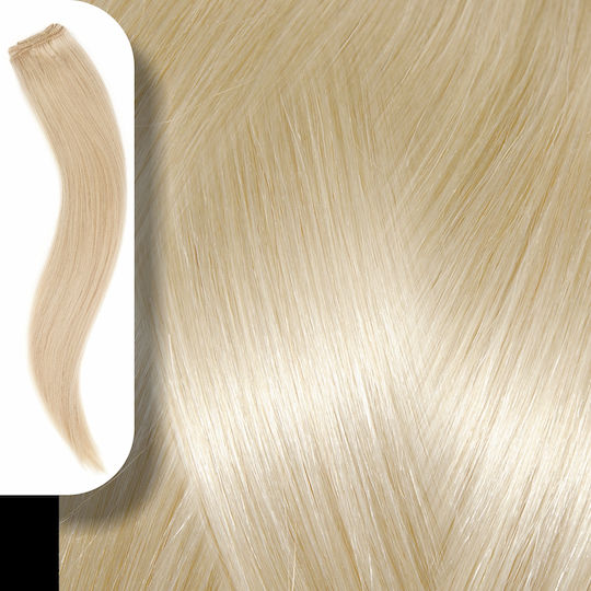 Yanni Extensions Τρέσα Κερατίνης με Φυσική Τρίχα σε Ξανθό Πλατινέ Χρώμα 50cm