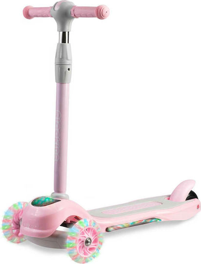 Ricokids Παιδικό Πατίνι Αναδιπλούμενο Τρίτροχο Ροζ