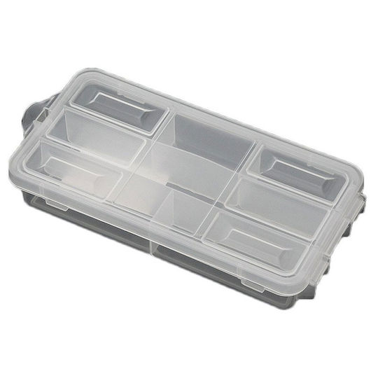 Box Organizer Ταμπακιέρα Εργαλείων 9 Θέσεων Διάφανη 18x9x3.5εκ.