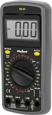 Rebel RB-55 Digital Multimeter with Measurement AC / DC / Resistor / Capacity / Temperature