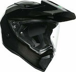 AGV AX-9 Dual Glossy Carbon Мотоциклетна Каска Включване и изключване DOT / ECE 22.05 1365гр с Pinlock KR5786