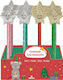 Moses Fancy Xmas Sparkling Star Μολύβι HB (Διάφορα Χρώματα)