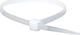 Arte Plast Δεματικά Καλωδίων Πλαστικά 160mmx2.5mm σε Λευκό χρώμα (100τμχ) (03-004)