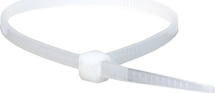 Arte Plast Plastic Cable Ties 370mm x 3.6mm in White Colour (100 pcs) 03-015
