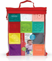 Infantino Εκπαιδευτικά Squeeze & Stack Block Set για 6+ Μηνών 10τμχ Infantino Εκπαιδευτικά Squeeze & Stack Block Set για 6+ Μηνών 10τμχ