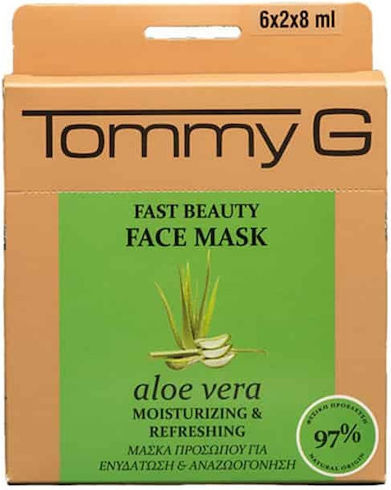 TommyG Fast Beauty Gesichtsmaske 12 Stück x 8ml