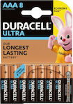 Duracell Ultra Αλκαλικές Μπαταρίες AAA 1.5V 8τμχ