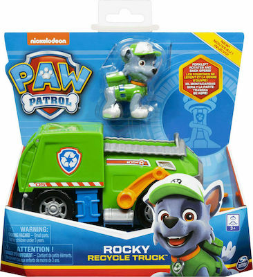 Spin Master Αυτοκινητάκι Paw Patrol Rocky Recycle Truck για 3+ Ετών