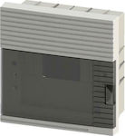 Mono Electric Walled 6-Elements Fuse Box with 1 Row 180-01-06