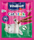 Vitakraft Cat Mini Delicii în Stick cu Rață Gustări cu rață și iepure, 3 bucăți pentru Pisici adulte 18gr 340411