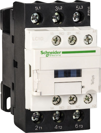 Schneider Electric Phase 3-Pole Power Relay 32A 230V 15KW 1NO+1NC AC