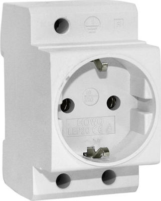 Elmark Socket Panel Push Button Socket Switch Σούκο