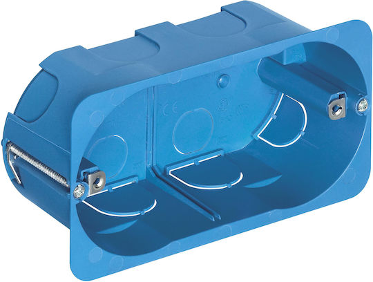 Vimar Flush Electrical Box Branching for Drywall 4M in Blue Color