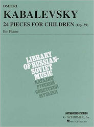 KABALEVSKY 24 PIECES FOR CHILDREN Children's Sheet Music for Piano