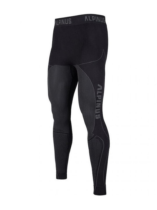 Alpinus Base Layer Active Ισοθερμικό Παντελόνι Μαύρο