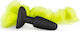 Easytoys Dop Anal Silicon cu coadă Black / Yellow 11cm