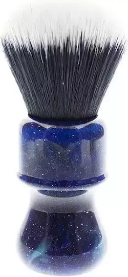 Yaqi Shaving Mysterious Space Tuxedo Blue Shaving Brush with Synthetic Bristle 26mm
