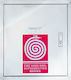 Mobiak Fire Hose Cabinet Stainless steel 70x63x18cm
