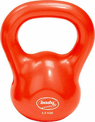 Body Coach Kettlebell of PVC 2.5kg Orange