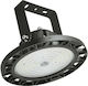 Ledvance Highbay Φωτιστικό Καμπάνα 95W Naturweiß 13000lm mit integrierter LED Schwarz