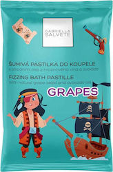 Gabriella Salvete Sare de baie Fizzing Bath Pastille cu parfum Struguri 40gr