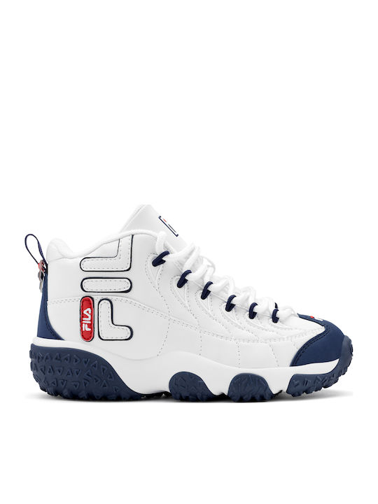 Snake Dancer Kids Sports Shoes Basketball with Laces White